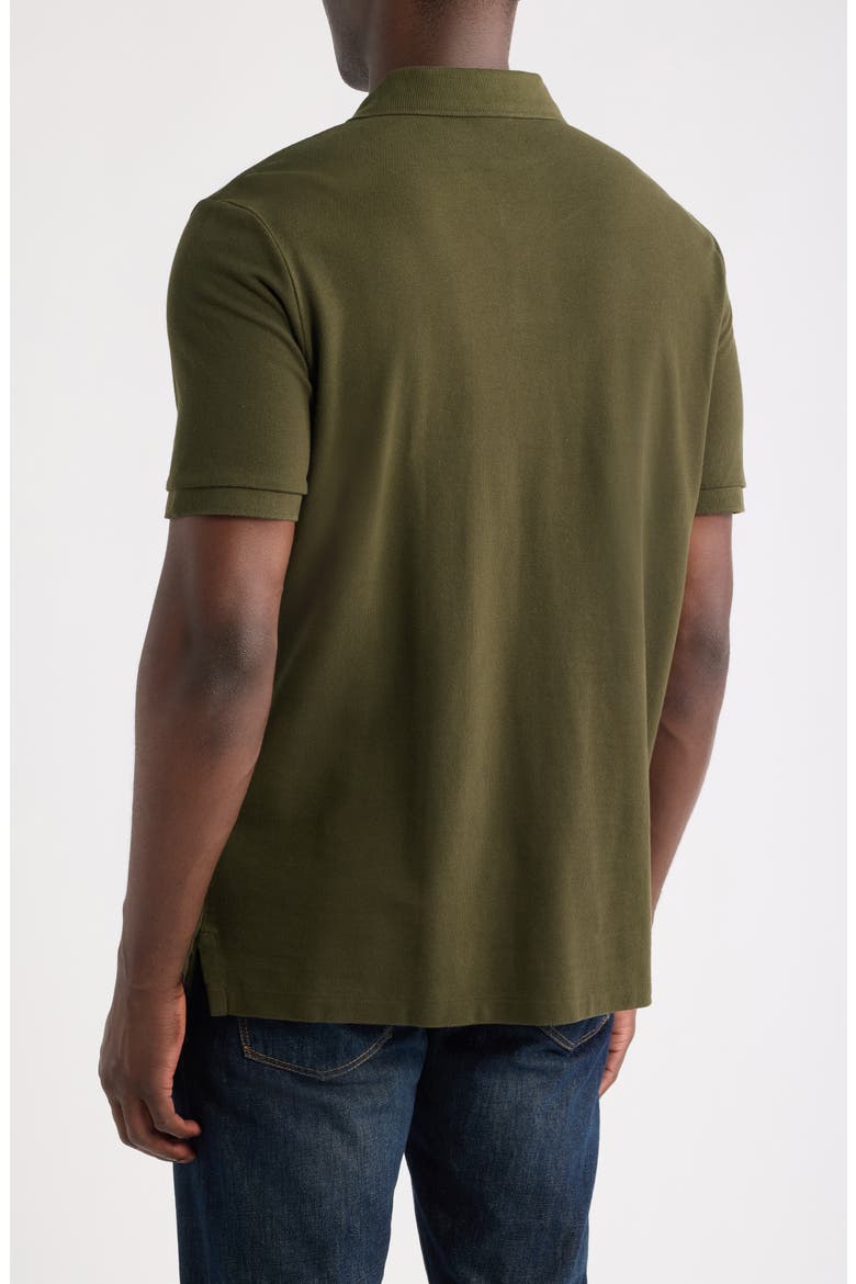 Basic Mesh Polo, Alternate, color, OLIVE