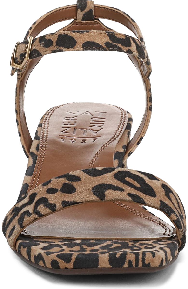 Naturalizer Hana Ankle Strap Sandal, Alternate, color, Dark Brown/ Black