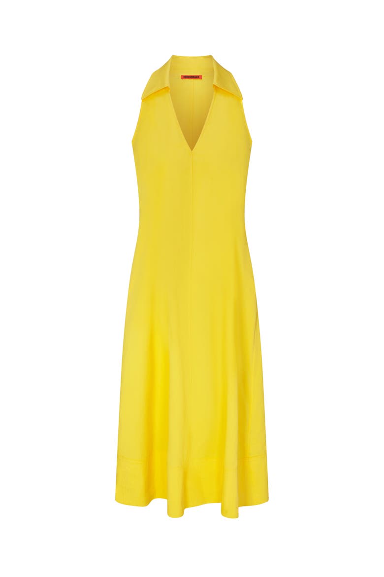 Nava Poplin Midi Dress, Main, color, Sungold