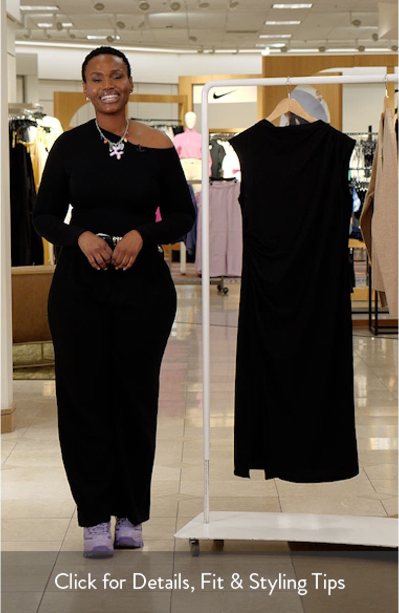 Cowl Neck Sleeveless Midi Dress, sales video thumbnail