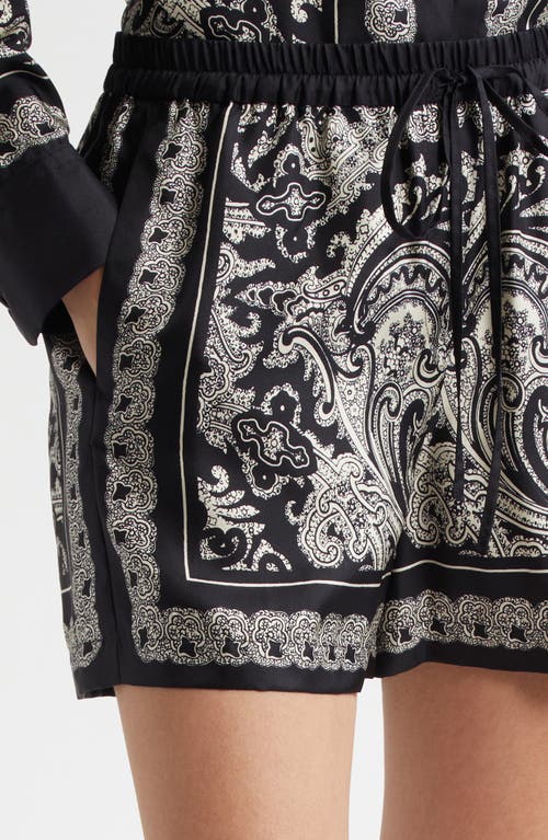 Nili Lotan Frances Silk Shorts