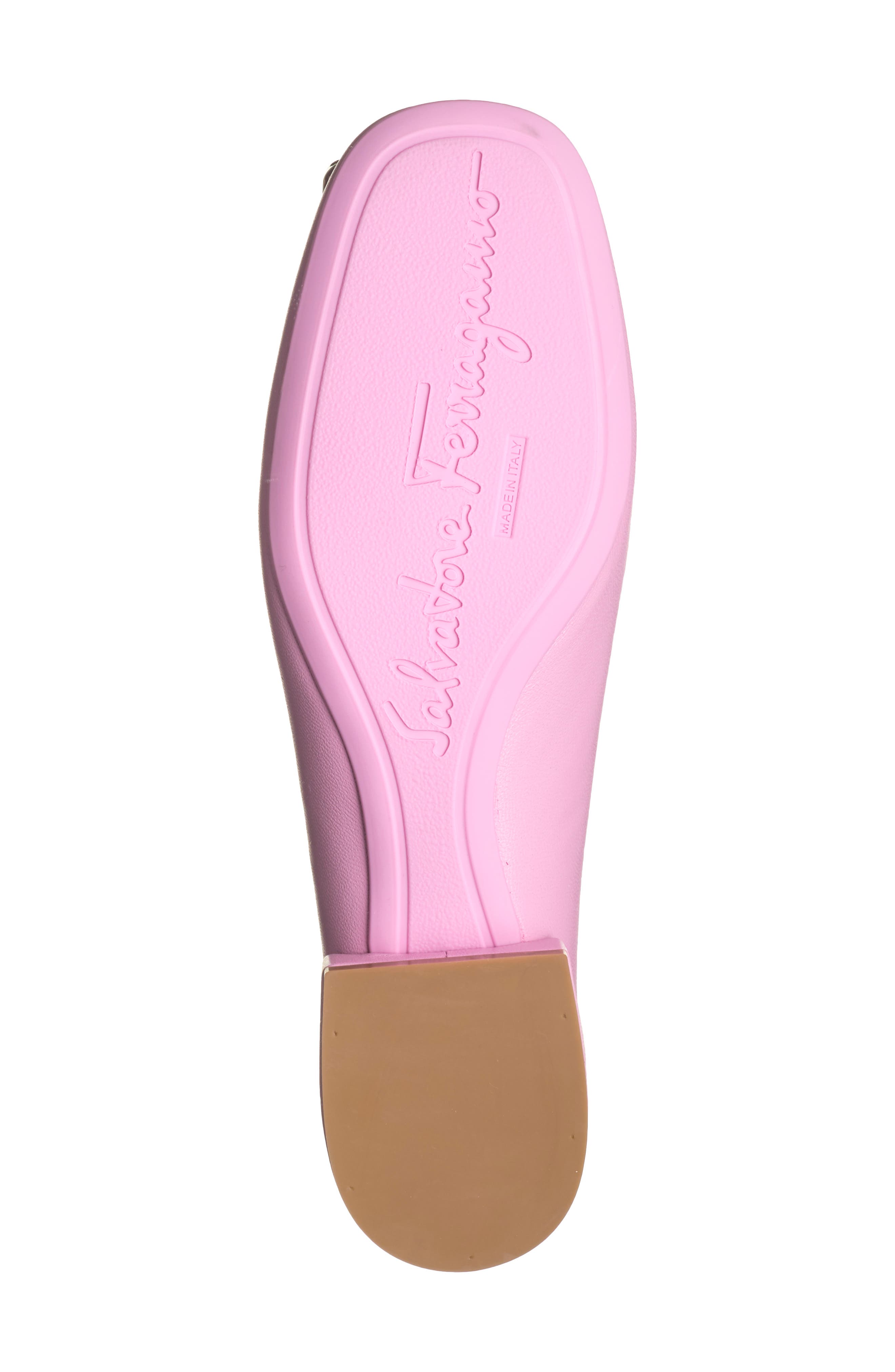 FERRAGAMO Myrna Leather Ballet Flat, Alternate, color, 