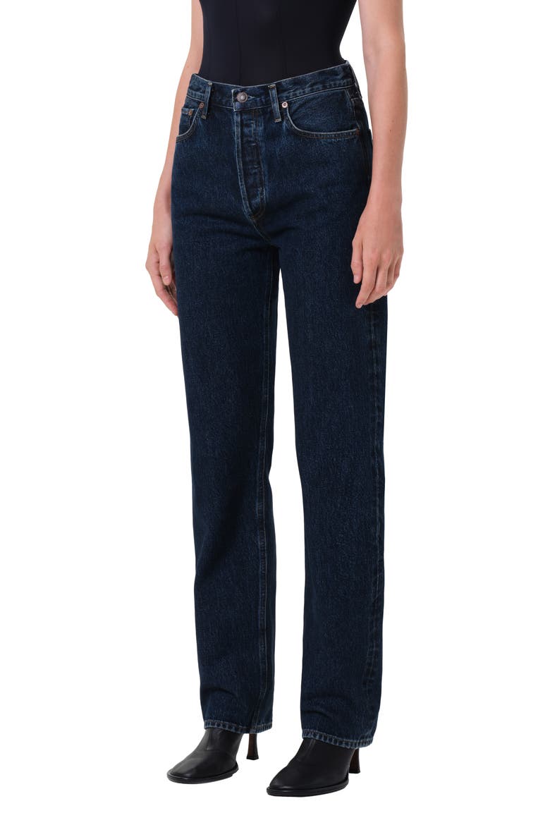 '90s Pinch Waist Jeans, Alternate, color, PENDULUM MEDIU