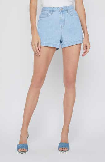 L'AGENCE Gina High Waist Denim Shorts