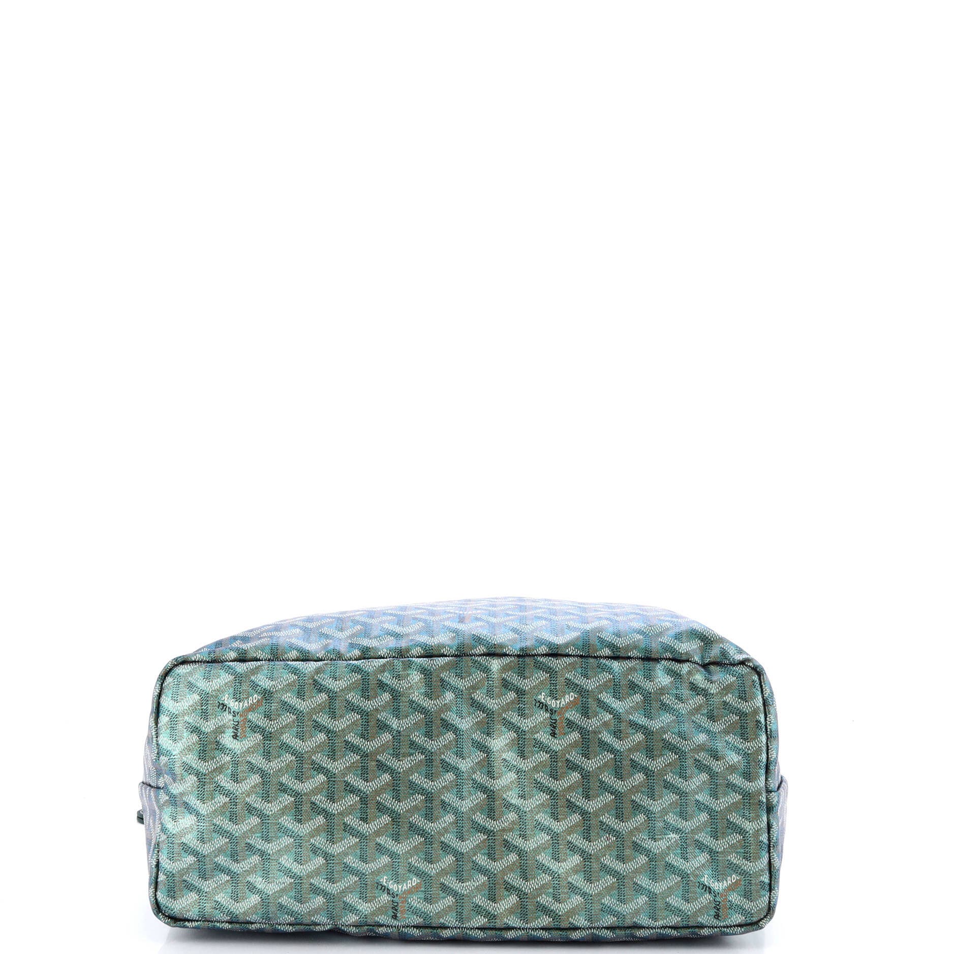 Pre-Owned Goyard Saint Louis Tote Iridescent Coated Canvas PM, Alternate, color, Green