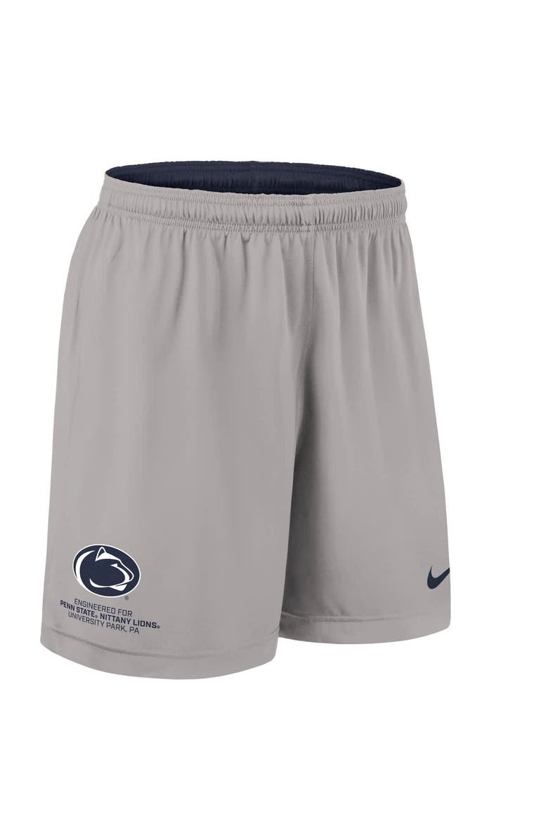 Nike Men's Nike Navy/Gray Penn State Nittany Lions 2025 Sideline Reversible Performance Shorts, Alternate, color, 