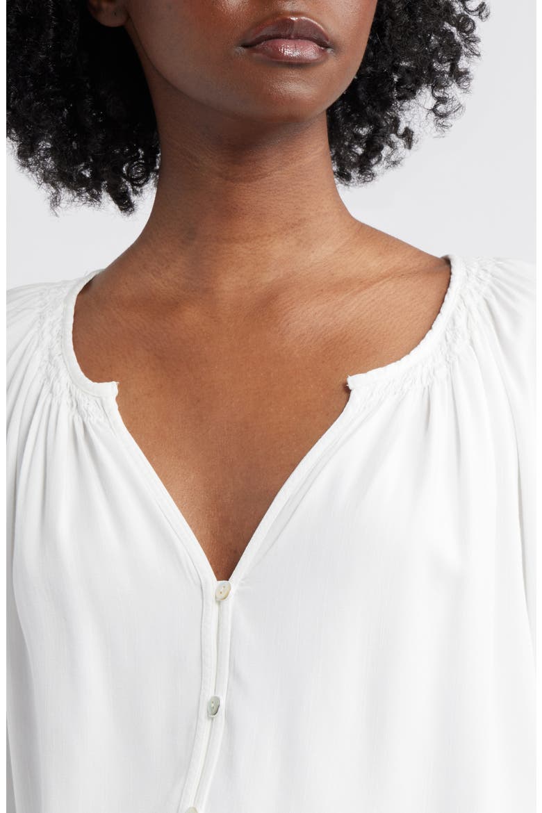 Mariah Chambray Shirt, Alternate, color, PEARL