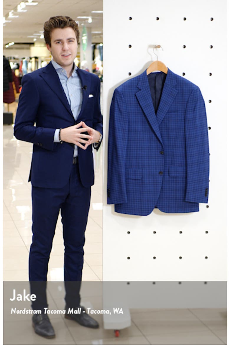 Classic Fit Plaid Wool Sport Coat video