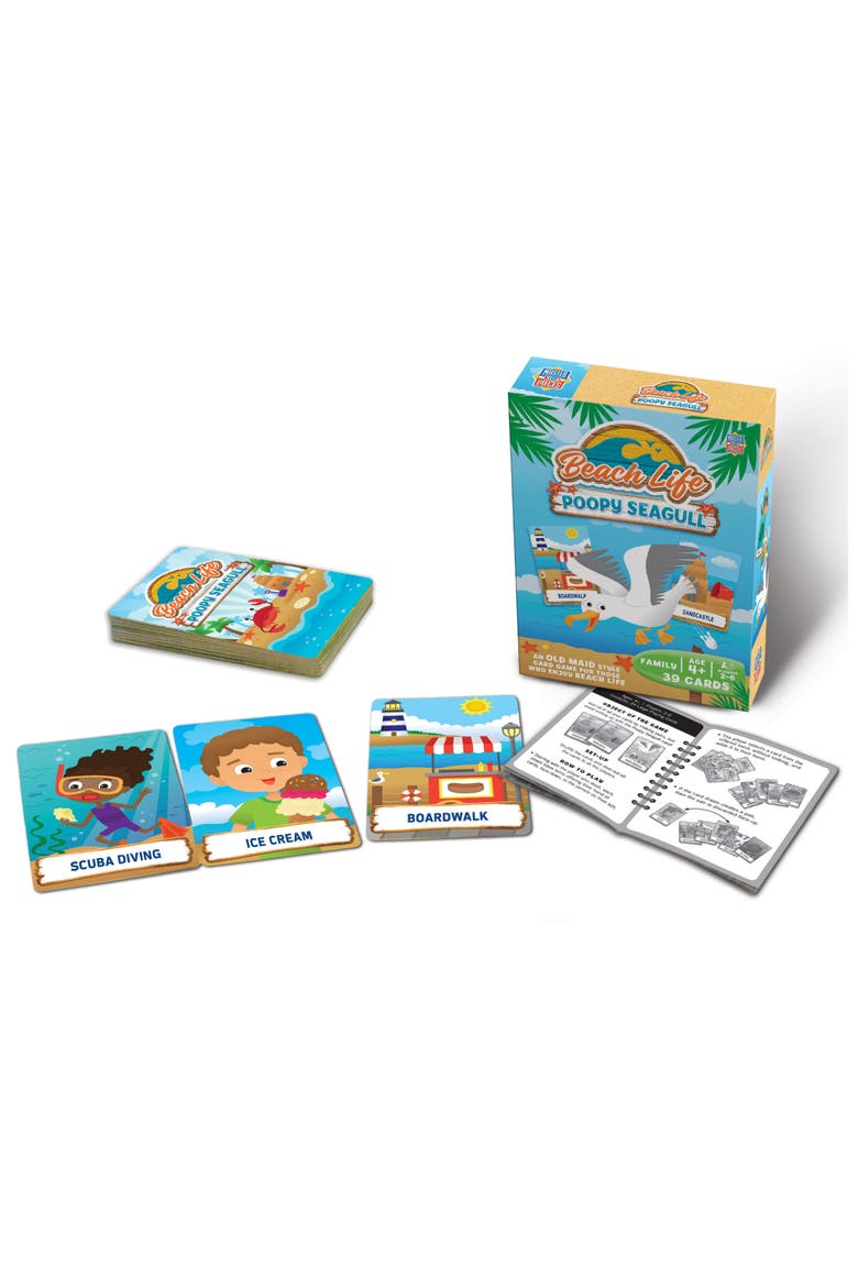 Beach Life - Poopy Seagull Card Game, Alternate, color, Multicolor