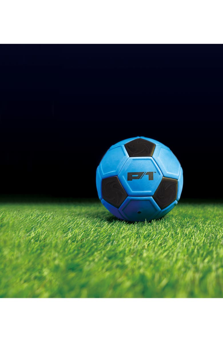 Hape Arc Reactor Curve Soccer Ball, Alternate, color, Blue Multi