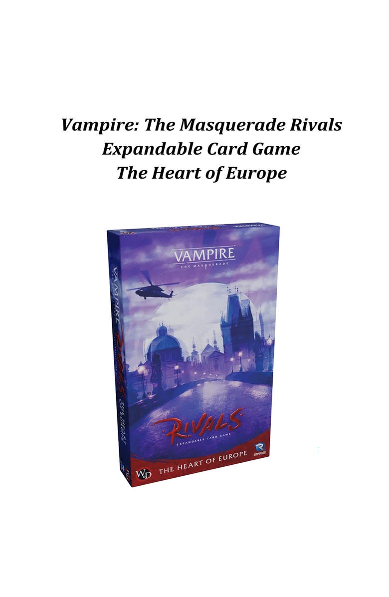 Renegade Games Vampire The Masquerade Rivals Expandable Card Game The Heart of Europe, Alternate, color, 