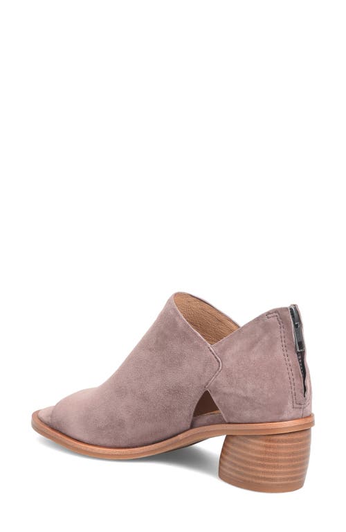 Söfft Carleigh Peep Toe Bootie In Lavender Grey