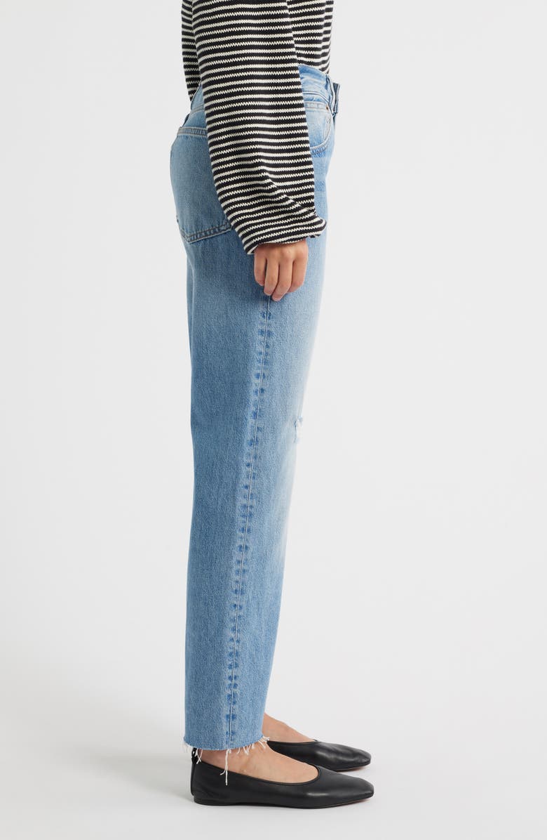 Madewell The Dean Easy Straight Jeans, Alternate, color, Nickelsville Wash
