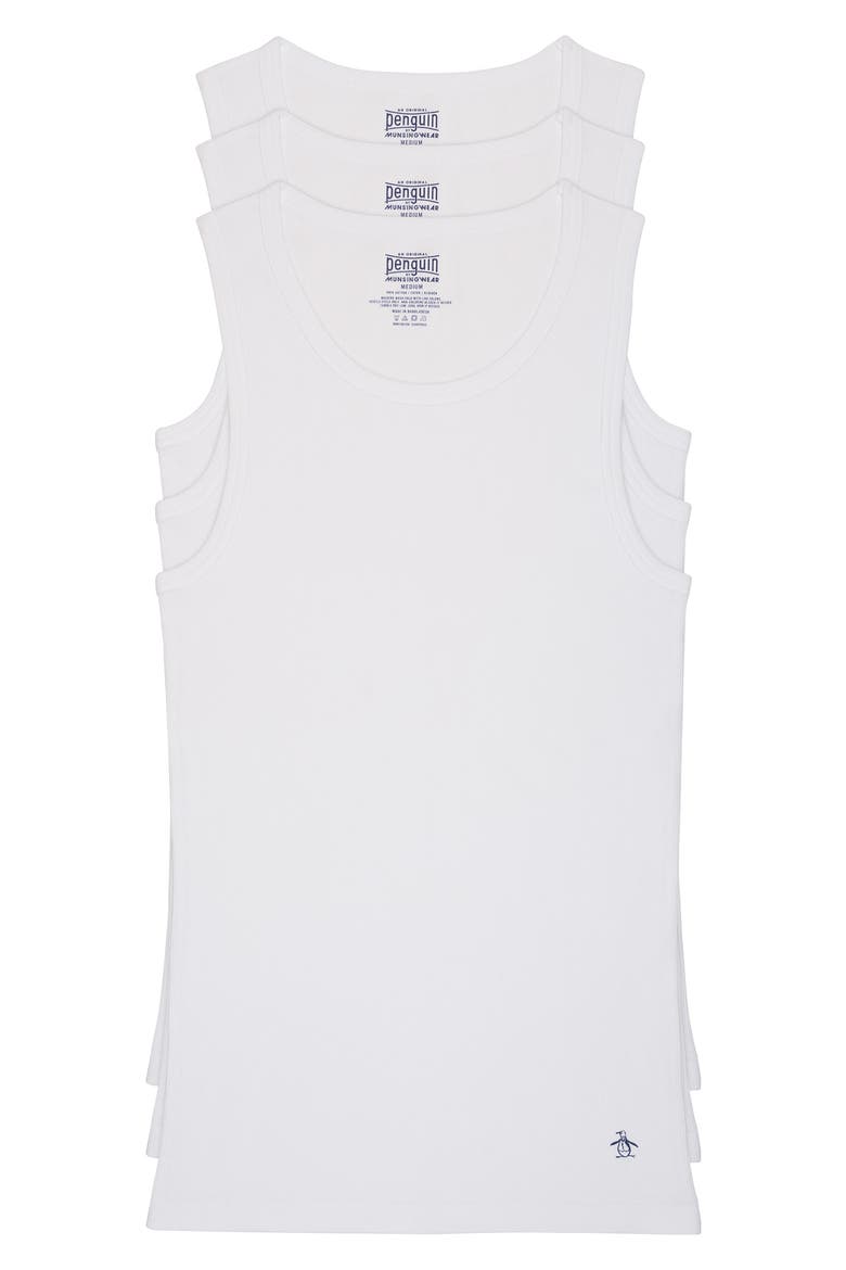 3-Pack Supersoft Cotton Tank Tops, Alternate, color, WHITE