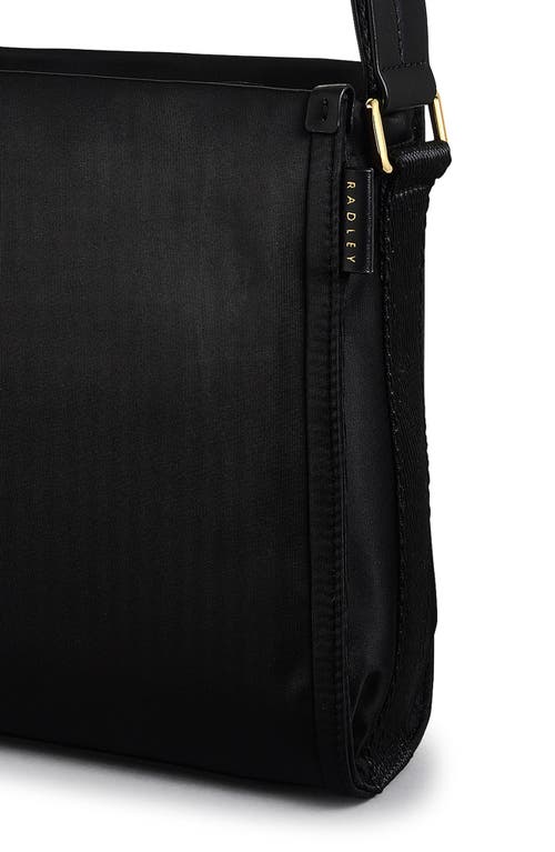 Radley London Canford Gardens Medium Zip Crossbody Bag In Black