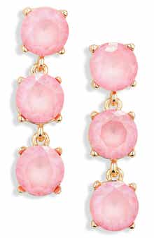 Cara Stone Linear Drop Earrings