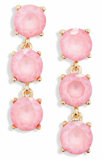 Cara Stone Linear Drop Earrings