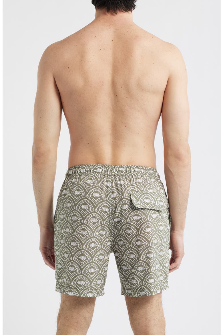Naples Palm Tropics 6-Inch Swim Trunks, Alternate, color, SEA CLAY