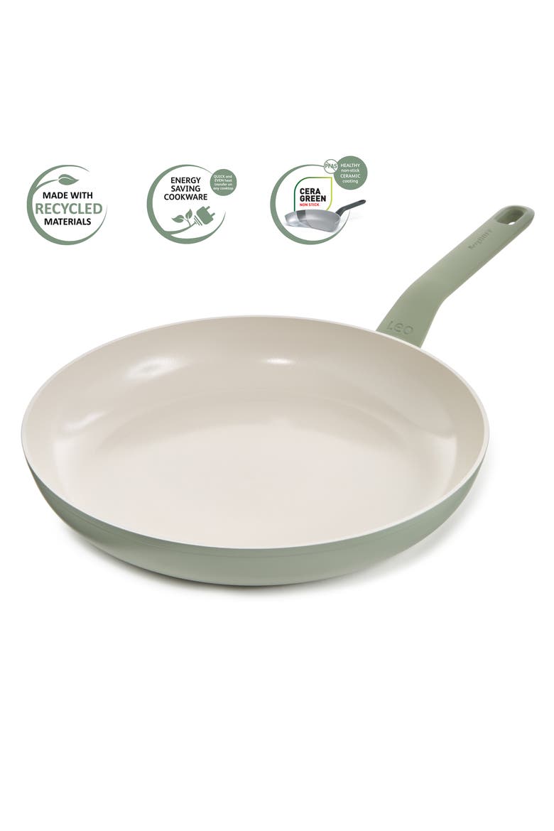 Leo Balance 12-Inch Frying Pan, Alternate, color, SAGE