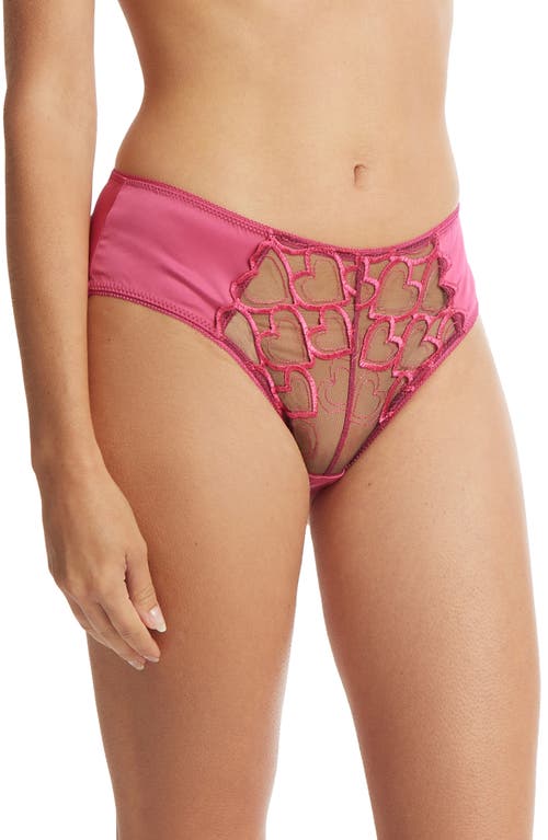 Hanky Panky I Heart You Briefs In Pink