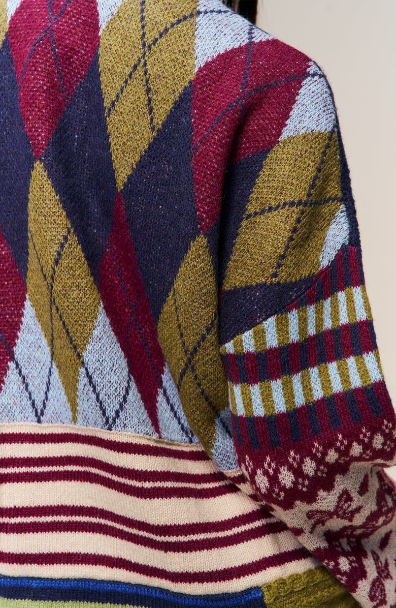 Guizio Zuri Sweater, Alternate, color, Blue Multi