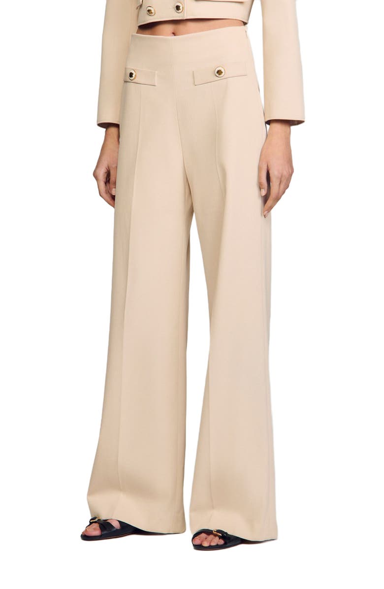 SANDRO Suit trousers, Main, color, 