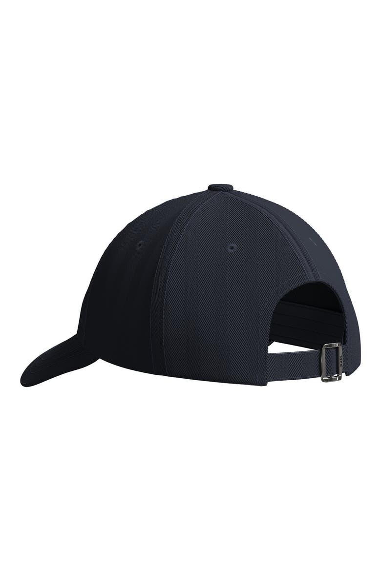 Zed Jersey Herringbone Adjustable Baseball Cap, Alternate, color, DARK BLUE