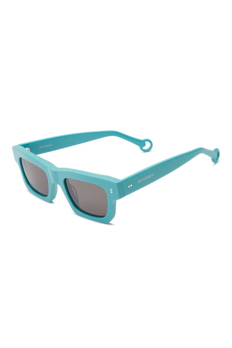 Rectangular Sunglasses, Alternate, color, TURQUOISE