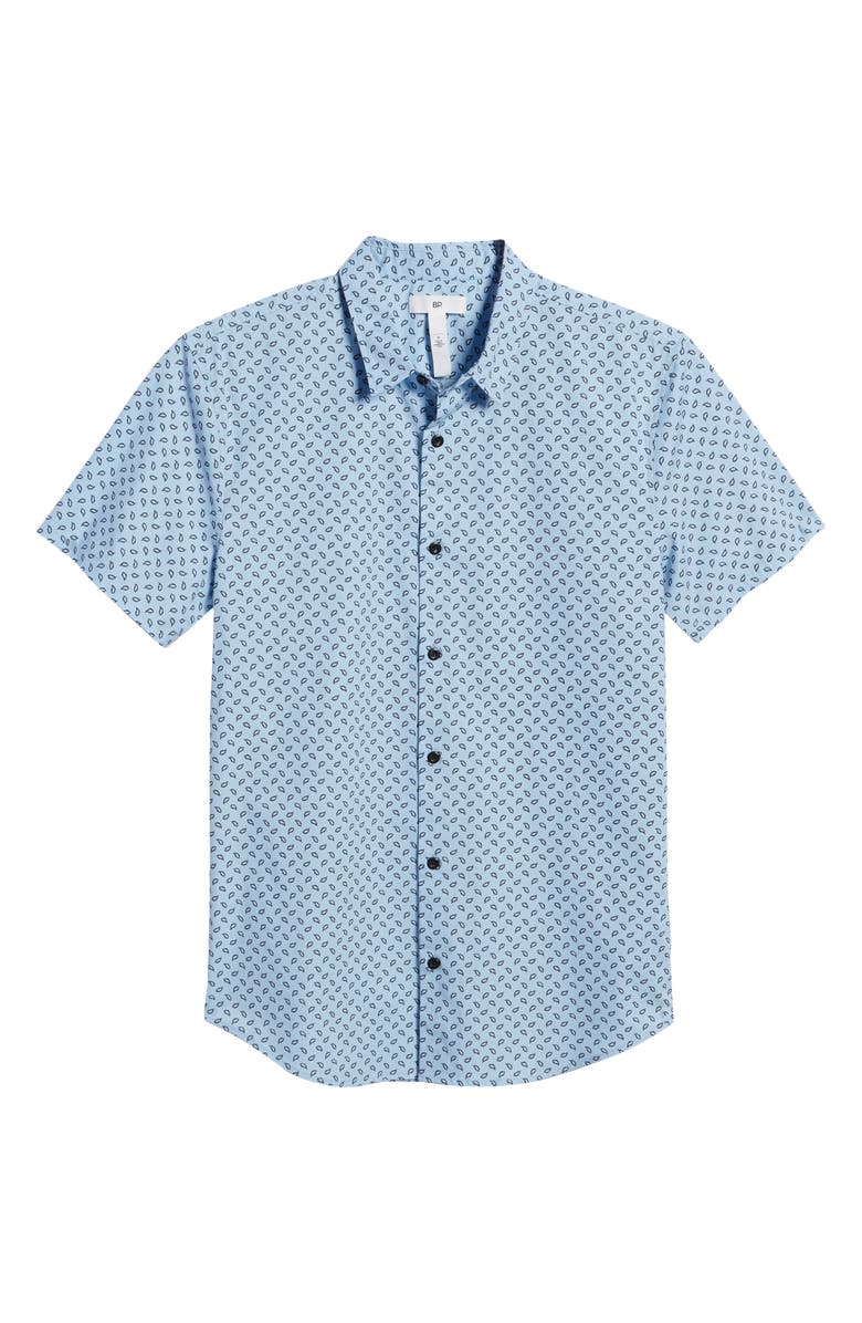 BP. Short Sleeve Button-Up Shirt, Alternate, color,