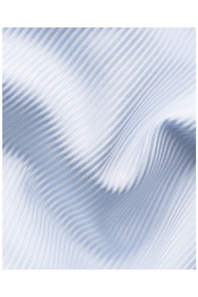 Slim Fit Textured Stripe Cotton Dress Shirt, Alternate, color, LIGHT BLUE