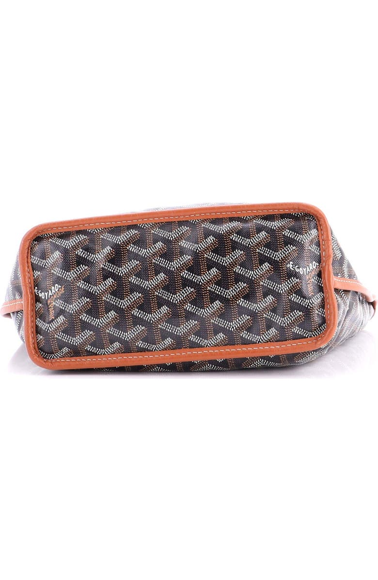 Pre-Owned Goyard Anjou Reversible Tote Coated Canvas Mini, Alternate, color, Brown