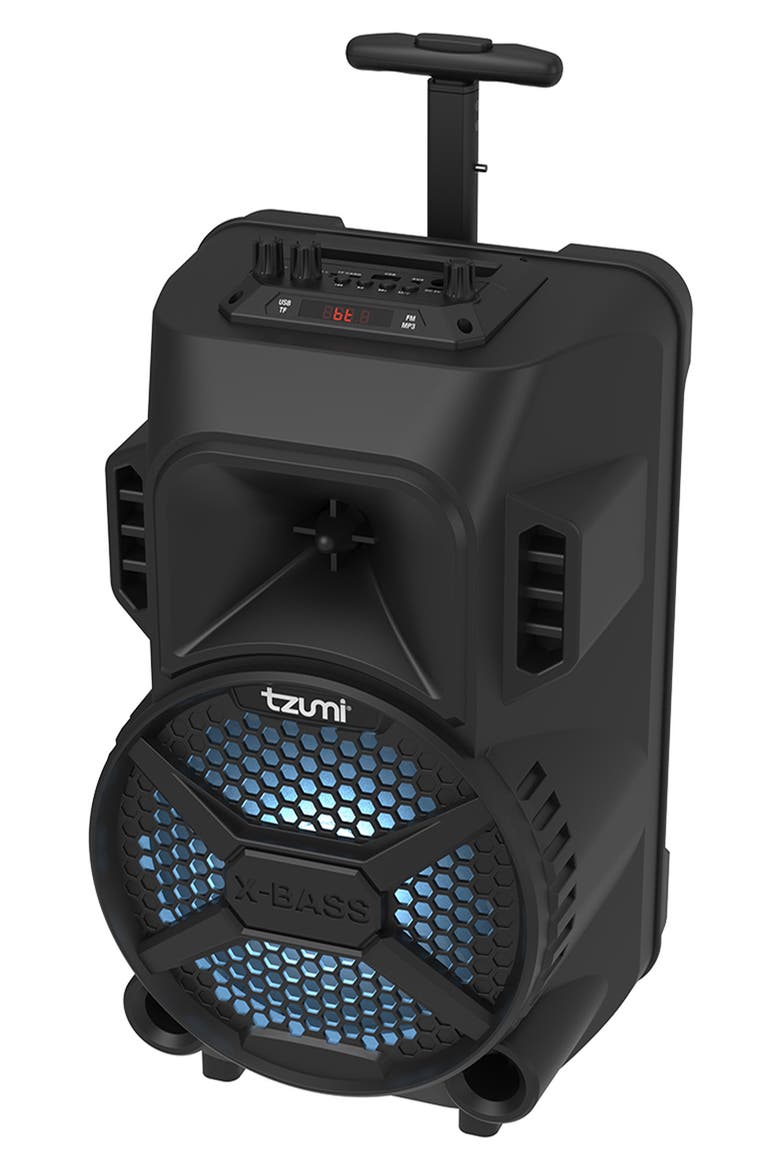 Megabass LED Jobsite Speaker, Main, color, BLACK