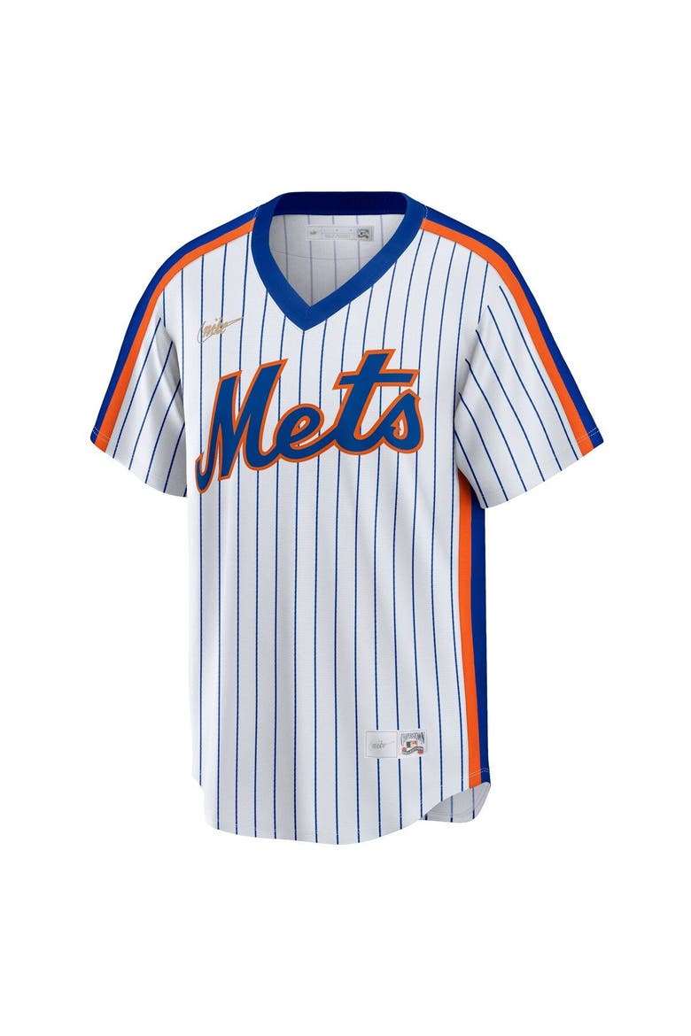 Men's Nike White New York Mets Home Cooperstown Collection Team Jersey, Alternate, color, White