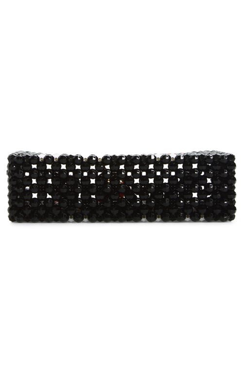 Susan Alexandra I Love Ny Beaded Top Handle Bag In Black