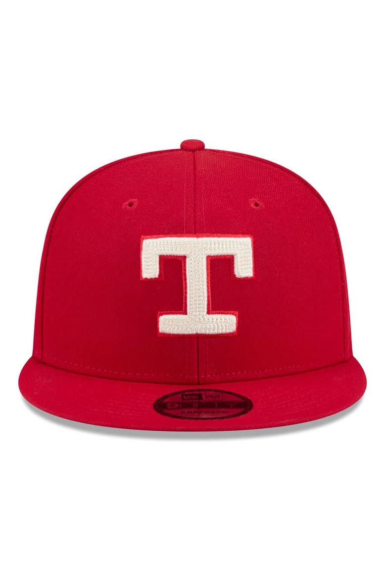 Youth New Era  Red Texas Rangers 2026 City Connect 9FIFTY Snapback Hat, Alternate, color, Red