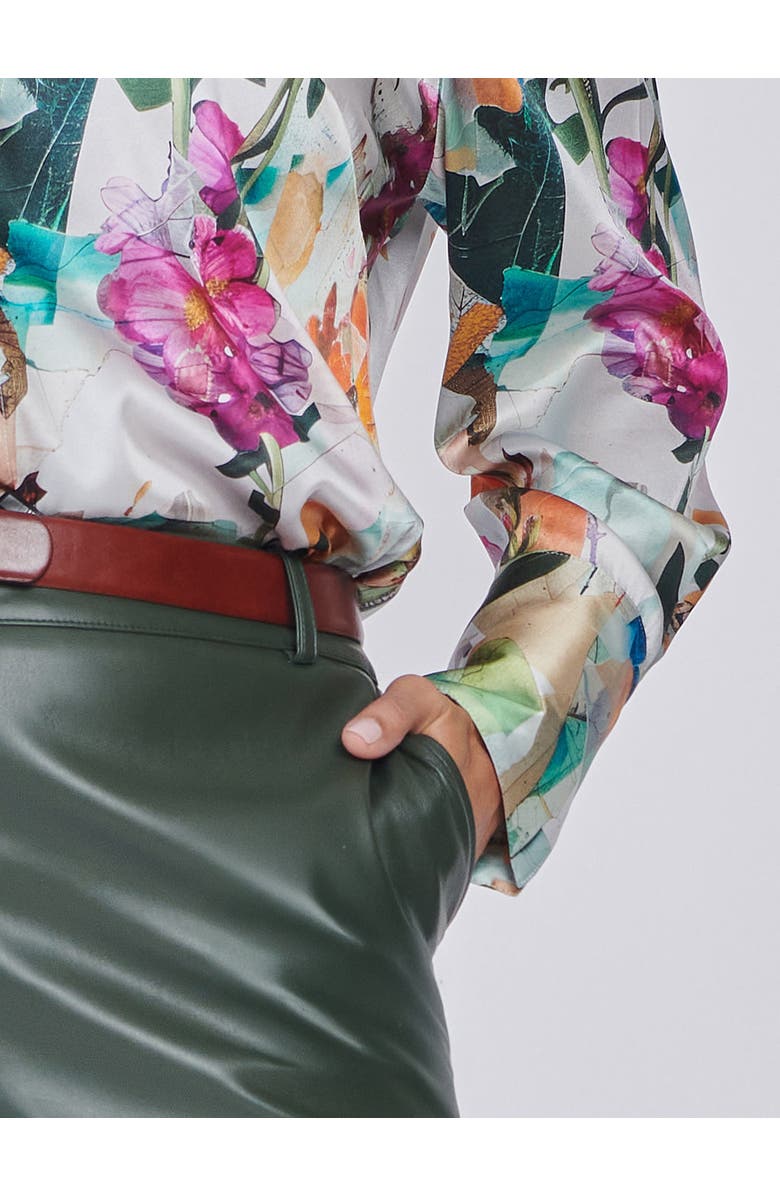 Gabriella Rossetti Mathilde Stretch Silk Floral Blouse, Alternate, color, 