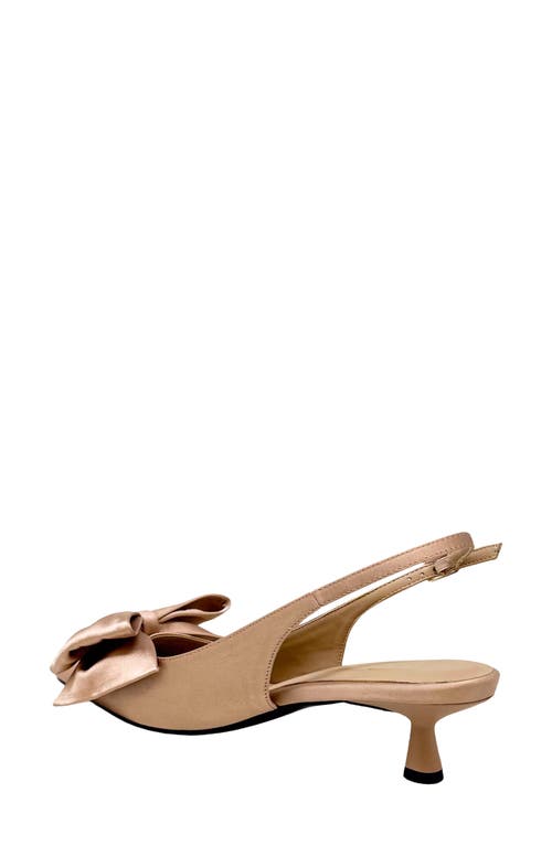 Shushop Nora Slingback Kitten Heel Pump In Multi