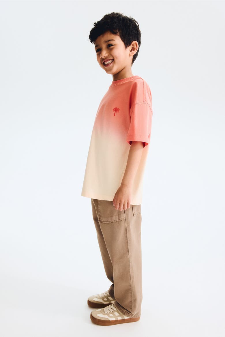Cotton Twill Joggers, Alternate, color, Beige
