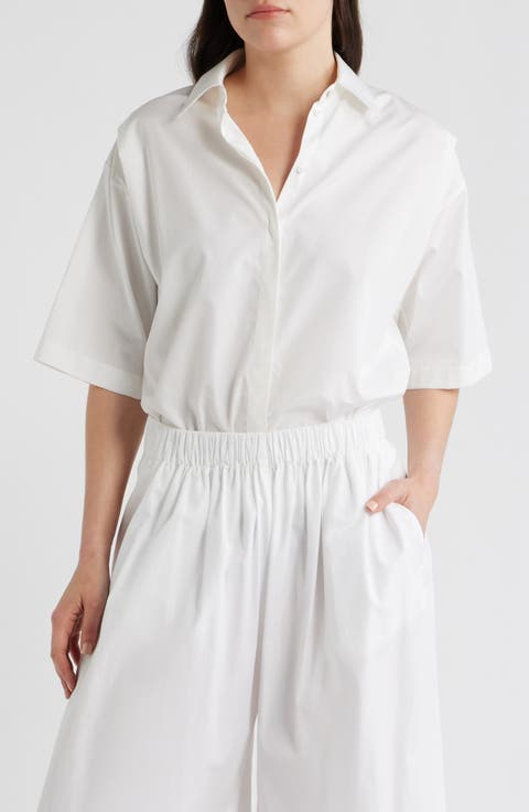 Bimina Cotton Button-Up Shirt