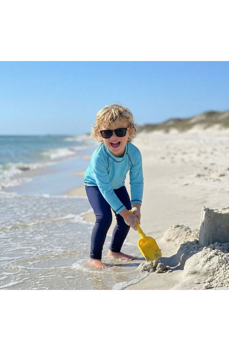 CITY THREADS Baby Boys UPF 50+ Long Sleeve Rashguard, Alternate, color, Black