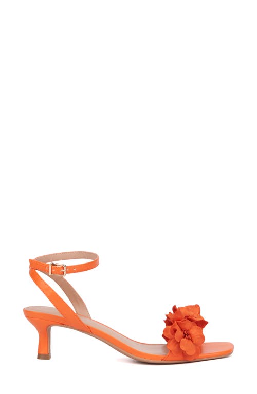 NEW YORK AND COMPANY NEW YORK AND COMPANY GWENDOLYN FLOWER STRAP SANDAL 