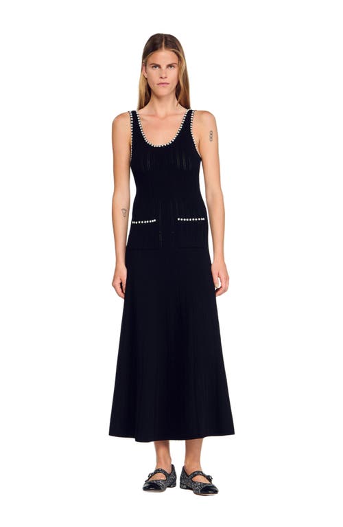 SANDRO Beaded dress in Black  product