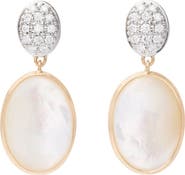 Marco Bicego Siviglia 18K Yellow Gold, Diamond & Mother-of-Pearl Drop Earrings