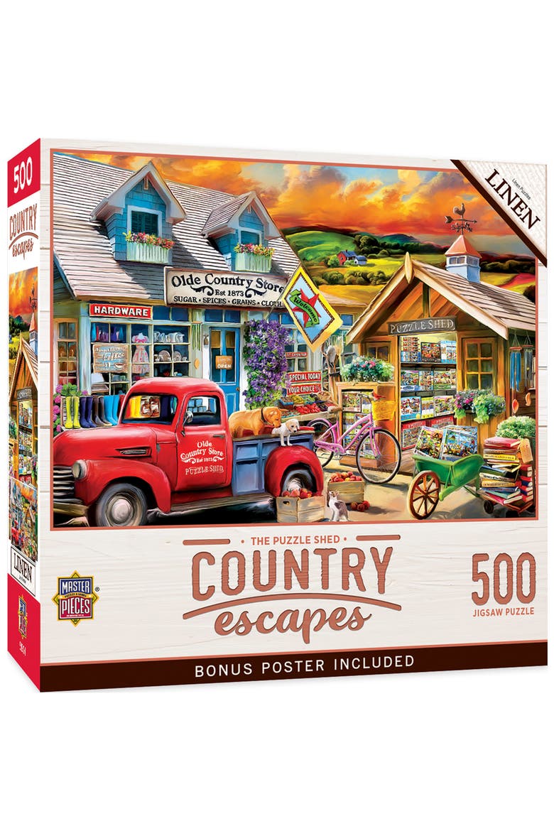 The Puzzle Shed 500 Piece Jigsaw Puzzle, Main, color, Multicolor