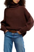 Free People Swim Too Deep Turtleneck Sweater