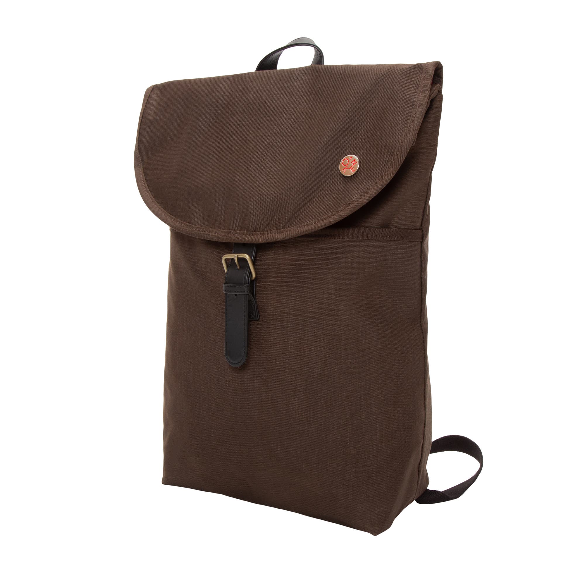Waxed Nylon Bergen Backpack, Alternate, color, Dark Brown
