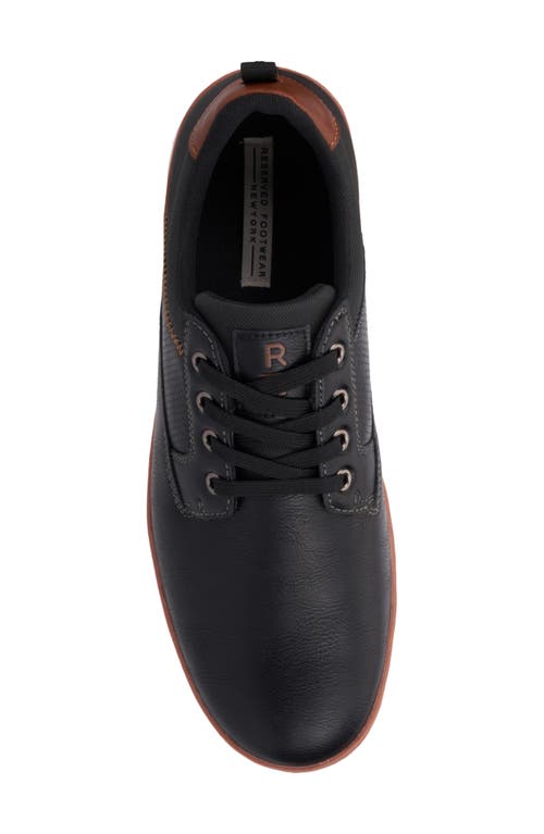 Reserve Footwear Levi Low Top Sneaker In Black