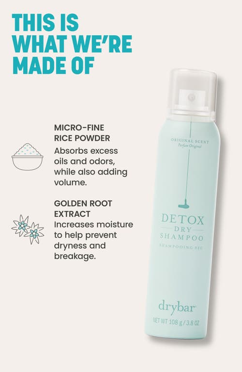 Drybar Detox Original Scent Dry Shampoo $42 Value