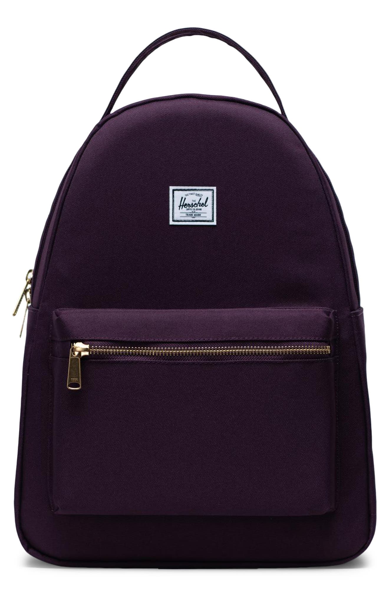 Herschel Supply Co. Nova Mid Volume Backpack, Main, color, Blackberry Wine