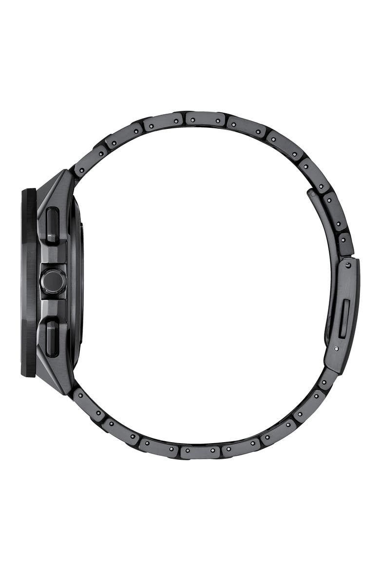 Attesa Satellite Wave GPS Eco-Drive Super Titanium™ Bracelet Watch, 43.2mm, Alternate, color, GRAY